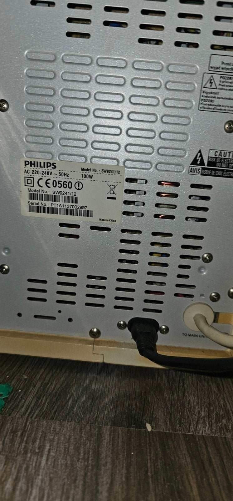 Fidelio philips serround setje, Ophalen