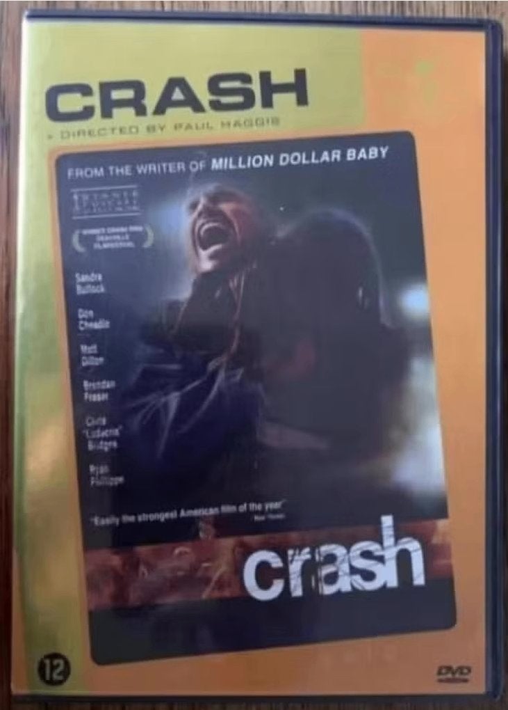 DVD Crash; met Sandra Bullock, Don Cheadle, Matt Dillon, Vanaf 16 jaar, Ophalen of Verzenden, Zo goed als nieuw