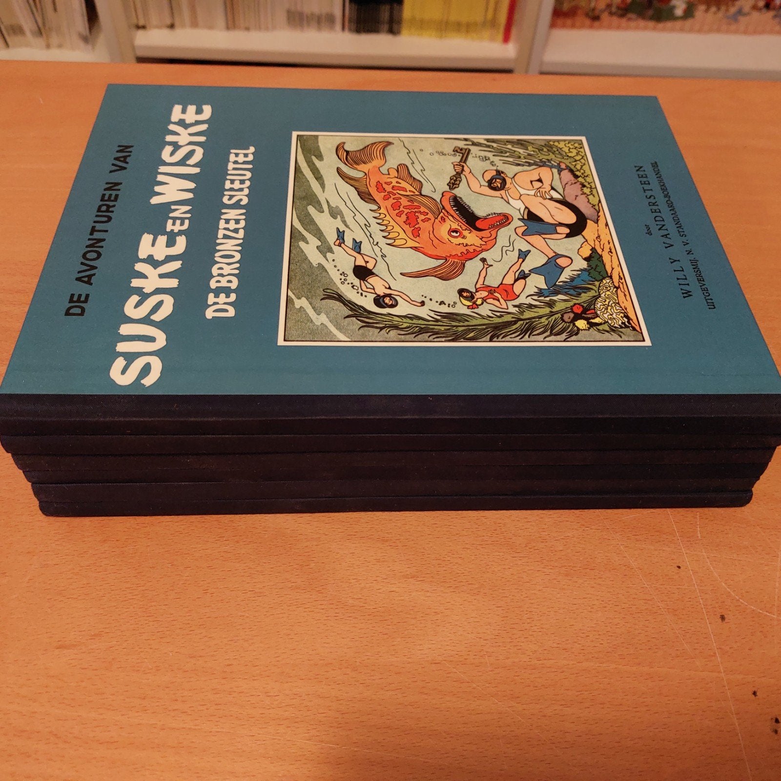 Complete serie Suske en Wiske Blauwe hardcovers 1 t/m 6, Complete serie of reeks, Ophalen of Verzenden, Zo goed als nieuw, Willy Vandersteen