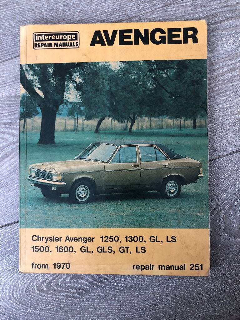 Intereurope Repair Manual Chrysler (Fr.) Avenger vanaf 1970, Ophalen of Verzenden