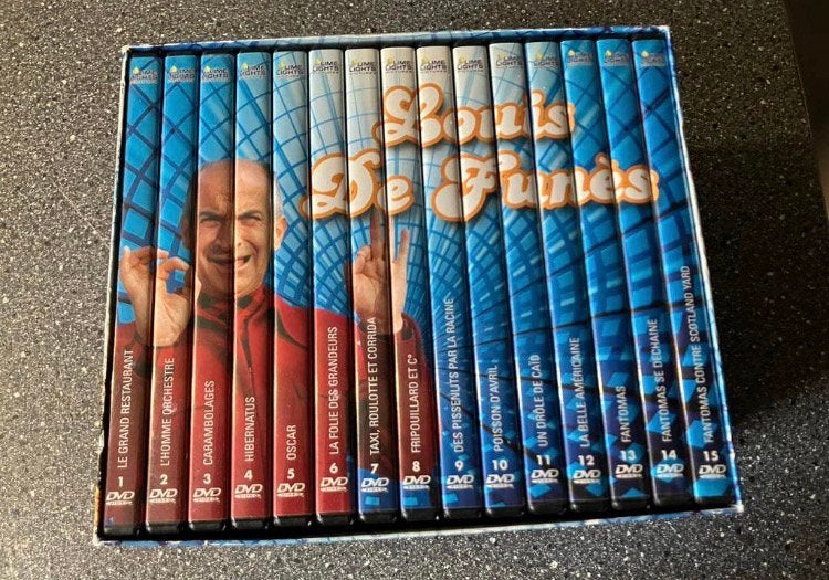 Louis De Funes 15-Dvd Verzameling, Alle leeftijden, Ophalen of Verzenden, Zo goed als nieuw, Komedie