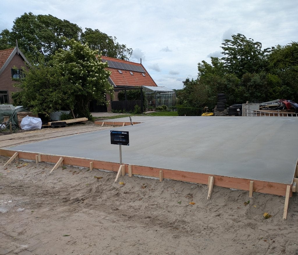 betonvloer gestort en gevlinderd!, Ophalen, Nieuw, Overige materialen