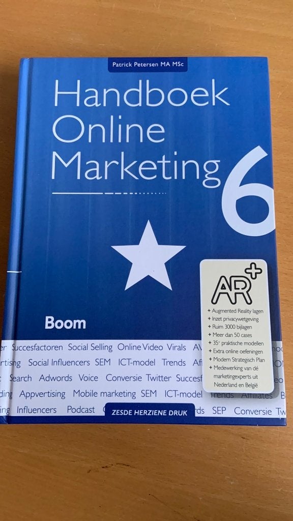 Patrick Petersen - Handboek online marketing, Ophalen of Verzenden, Beta, Zo goed als nieuw, HBO