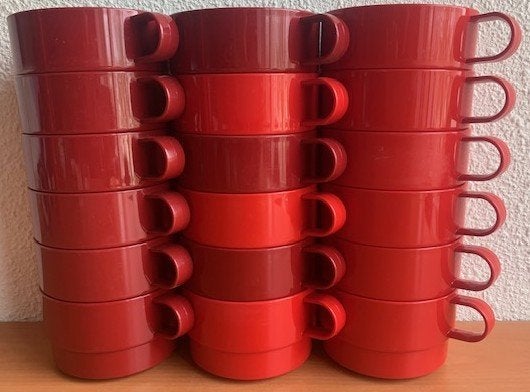Mepal Rosti Classic: 6x soepkom 421 (retro/vintage), Lochem, Ophalen of Verzenden, Zo goed als nieuw, Mepal