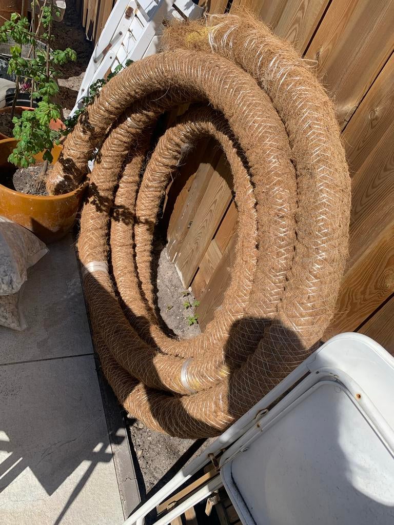 Drainagebuis kokos omwikkeld - ruim 9 meter, Ophalen, Nieuw, Overige typen