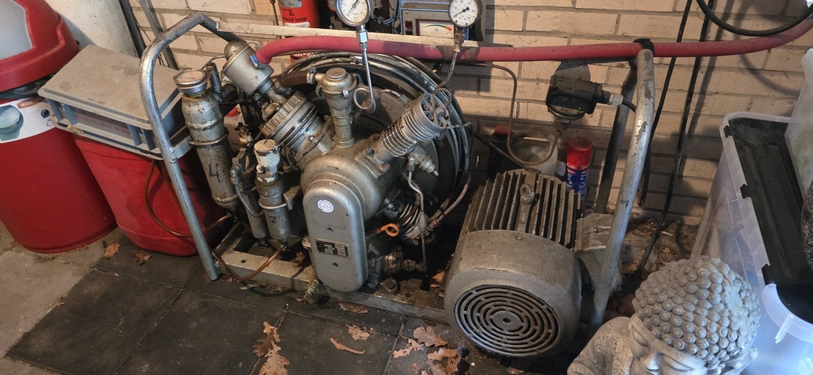 Duikcompressor en complete duikuitrusting te koop, 100 liter of meer, Ophalen of Verzenden