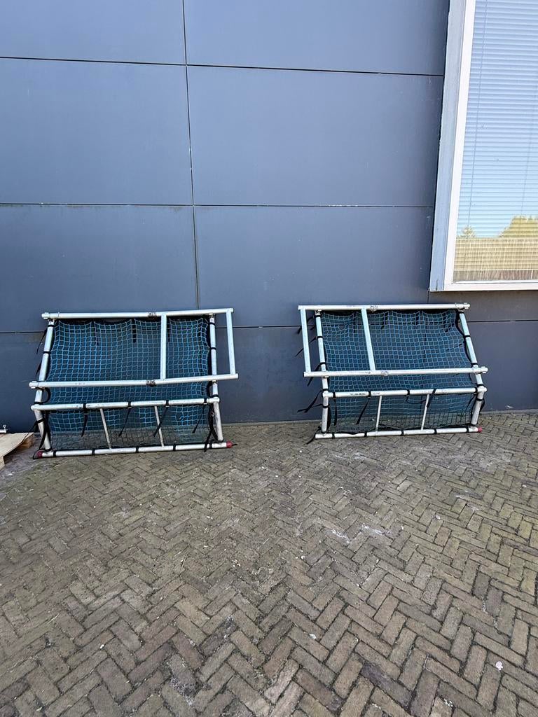 Dakrandbeveiliging rolsteiger uitschuifbare stabilisatoren