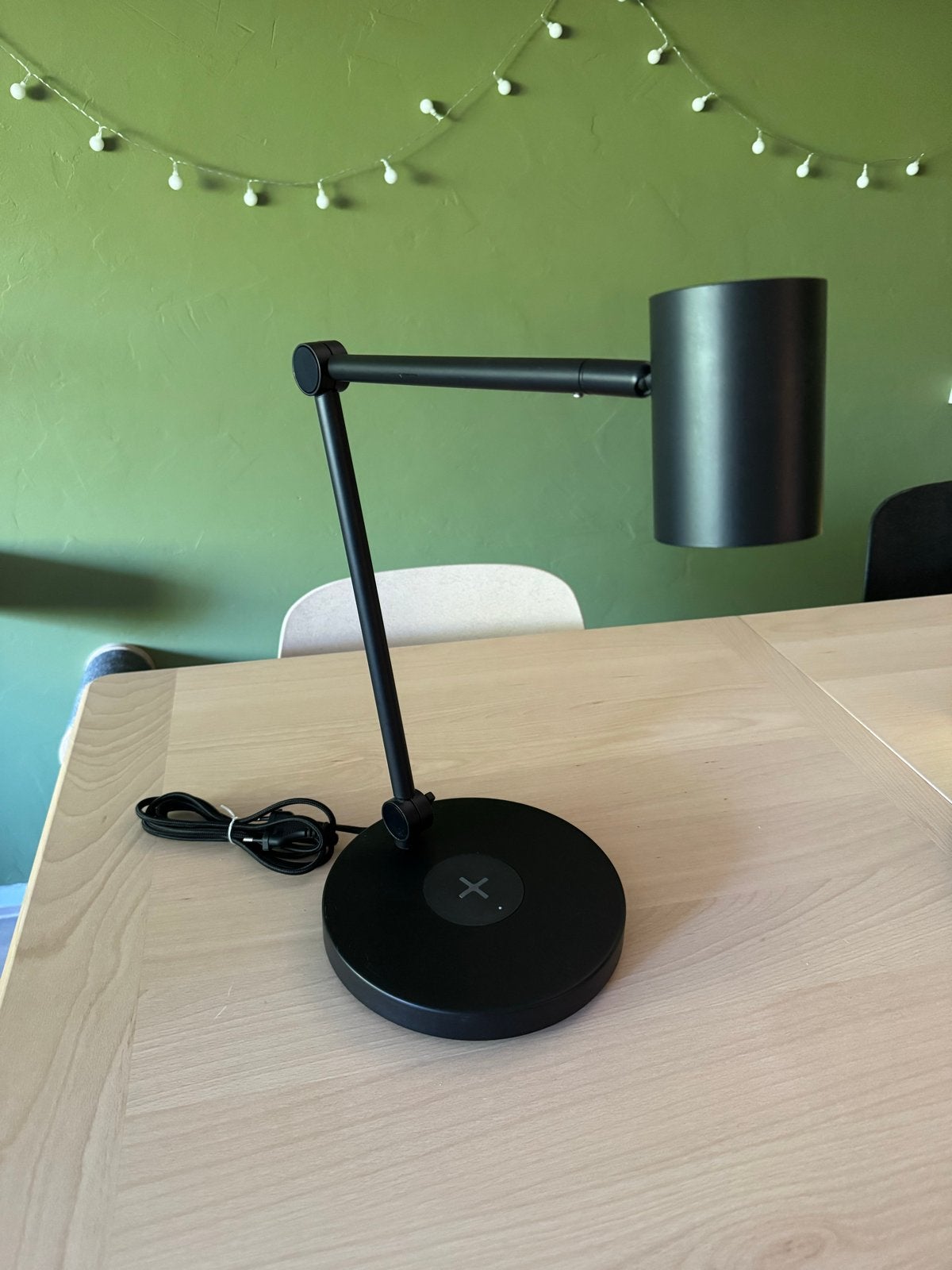 IKEA Nymane Bureaulamp met USB-C & Draadloos Opladen, Bureaulamp, GU10, 45 cm, Ophalen of Verzenden