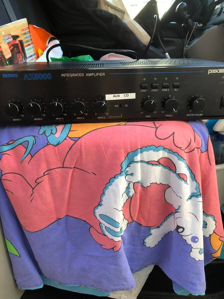 Paso AX 5000 Versterker - Topconditie!, Ophalen of Verzenden, Gebruikt, Stereo, Overige merken