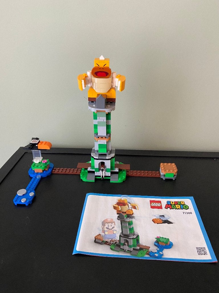 LEGO - 71388 - Super Mario - Boss Sumo Bro Topple Tower, Lego, Ophalen of Verzenden, Zo goed als nieuw, Complete set