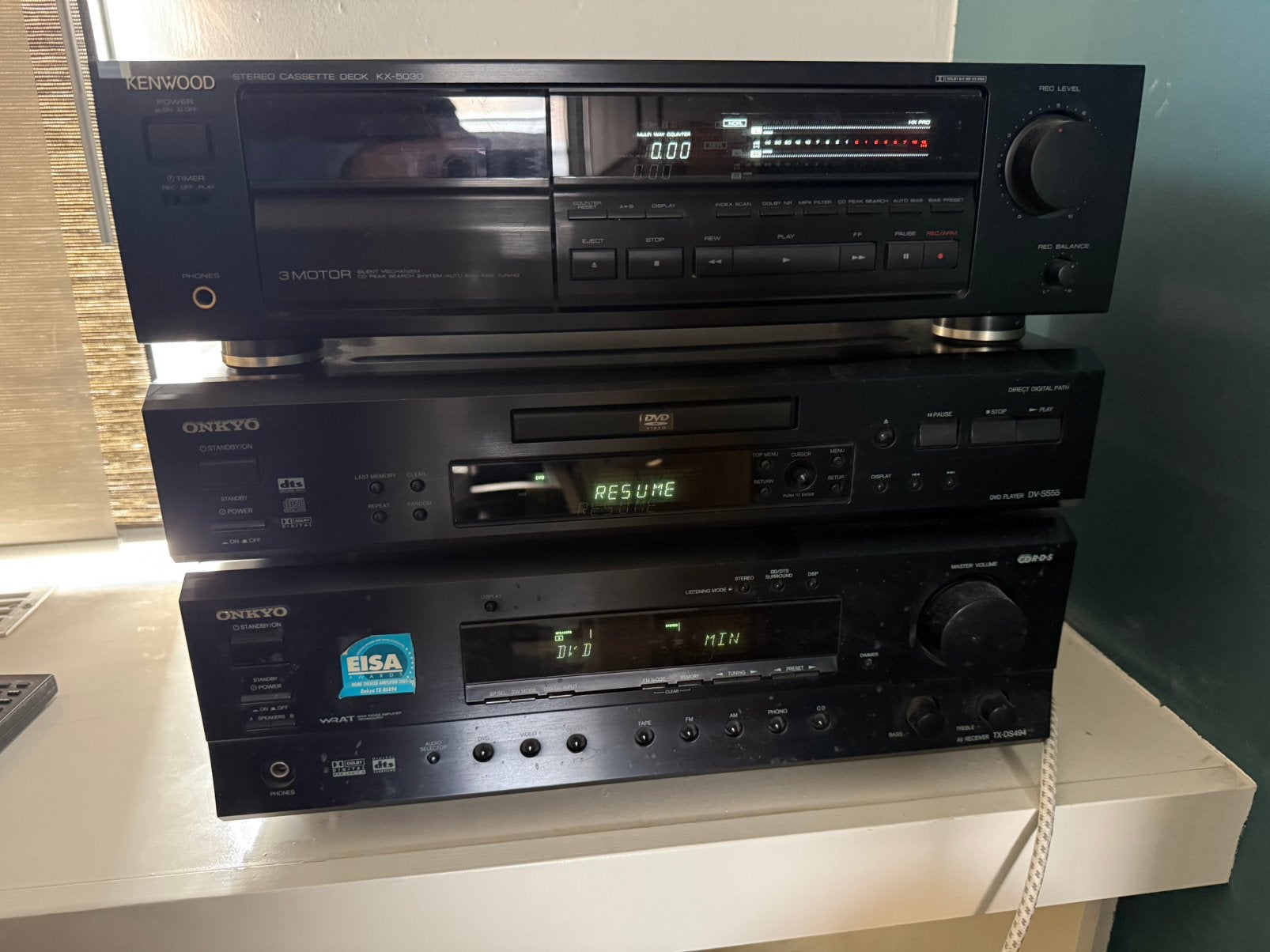 Onkyo losse stereo set, Audio, Tv en Foto, Gebruikt, Tuner of Radio, Losse componenten, Ophalen