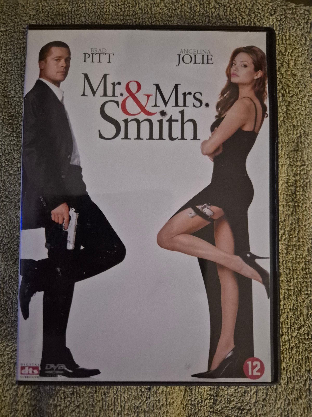 Mr. & Mrs. Smith DVD - Actiethriller met Brad Pitt, Vanaf 12 jaar, Ophalen of Verzenden, Zo goed als nieuw, Actiethriller