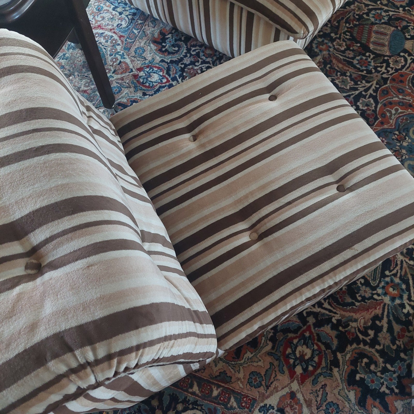 Lucky Vintage seventies modulaire stoel bank lounger clipper, Ophalen, ., 75 tot 100 cm, Zo goed als nieuw