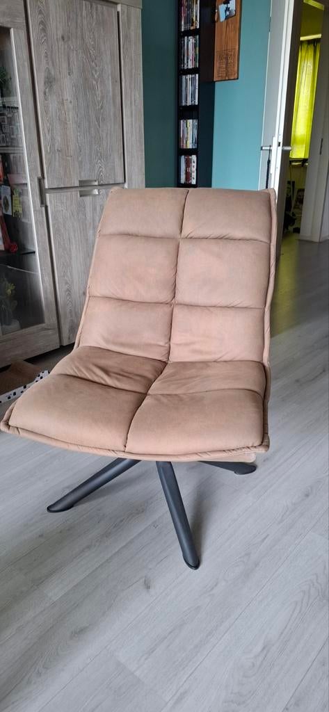 Draaifauteuil, Huis en Inrichting, Fauteuils, Ophalen, Gebruikt, 75 tot 100 cm, Stof