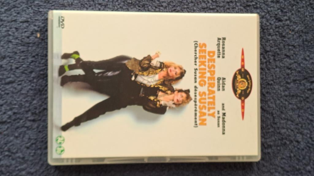 Desperately seeking Susan "Rosanna Arquette, Madonna", Alle leeftijden, Ophalen of Verzenden, Zo goed als nieuw, Romantische komedie