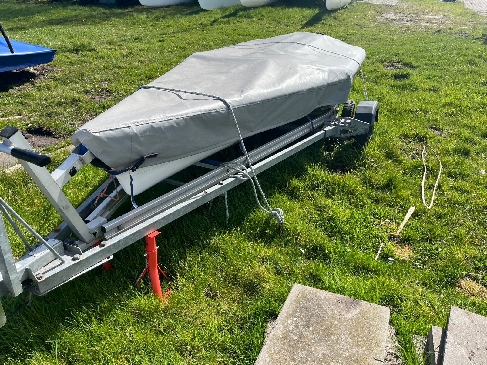 Trailer dinghy ra aero, Ophalen, Zo goed als nieuw