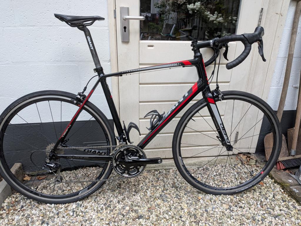 Hele complete Giant Defy 1 - maat L, Fietsen en Brommers, Fietsen | Racefietsen, Ophalen, Aluminium, Giant, 57 tot 61 cm