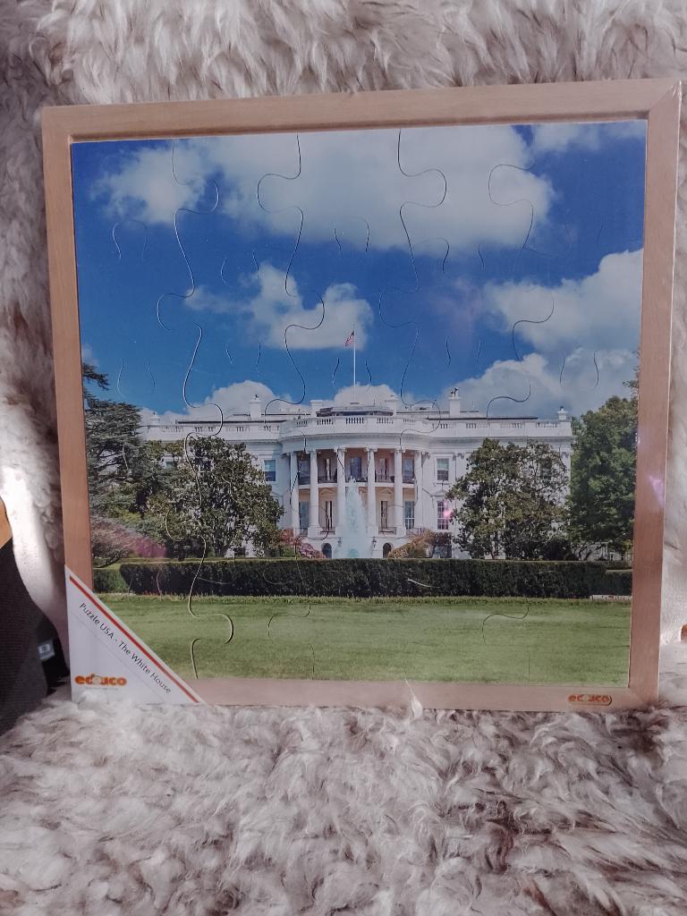 Educo Puzzel - USA Het Witte Huis, Ophalen of Verzenden, Minder dan 500 stukjes, Nieuw, Legpuzzel