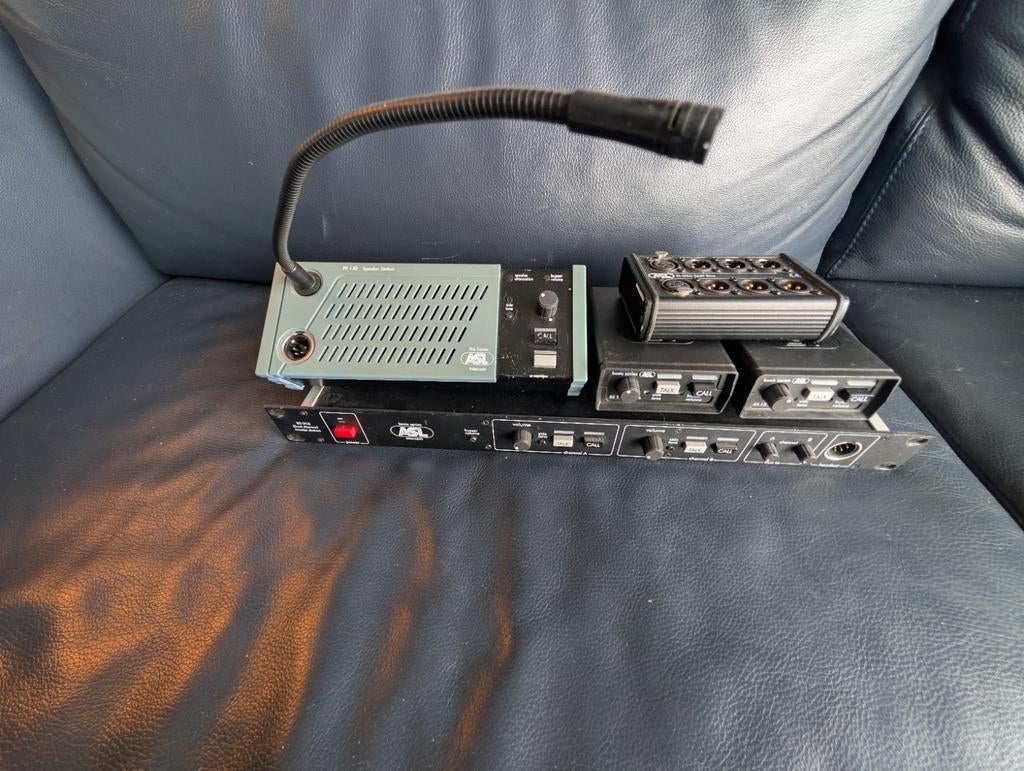 ASL intercom set, Gebruikt, ASL, Ophalen of Verzenden, Intercom weg 1