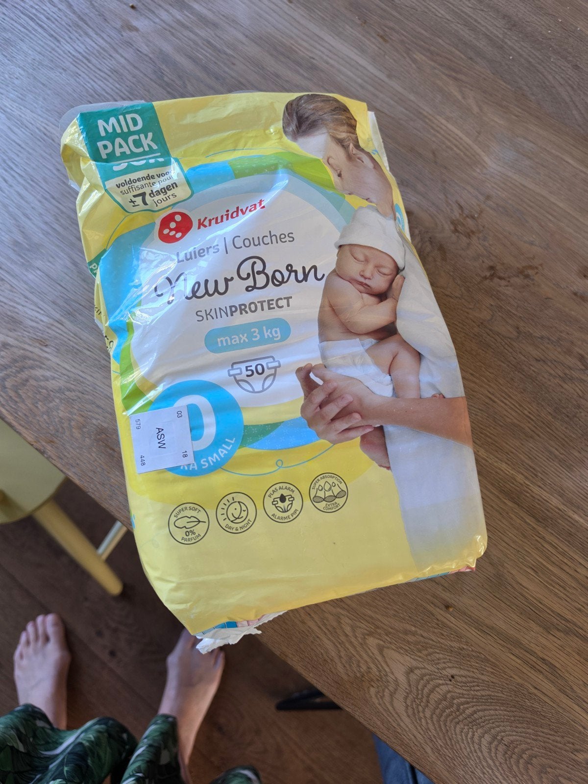 Kruidvat New Born Luiers - Maat 0 (max 3 kg), Ophalen, Nieuw