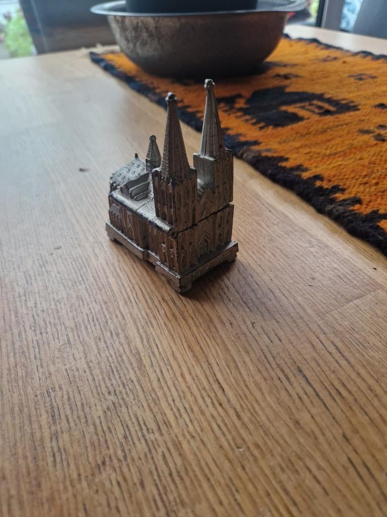 Oud gietijzeren kerkje Keulen jaren '30 - Perfecte staat, Ophalen of Verzenden
