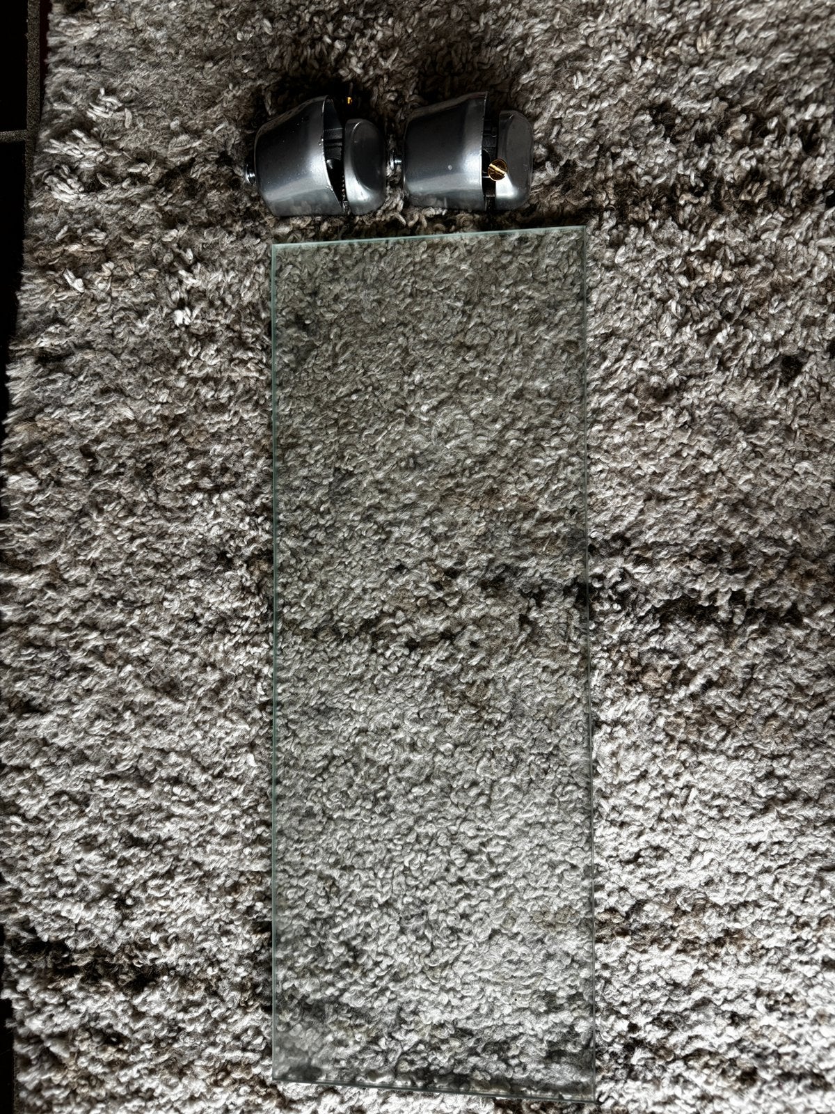 Planchettes glas met drager 4x, Ophalen, Zo goed als nieuw