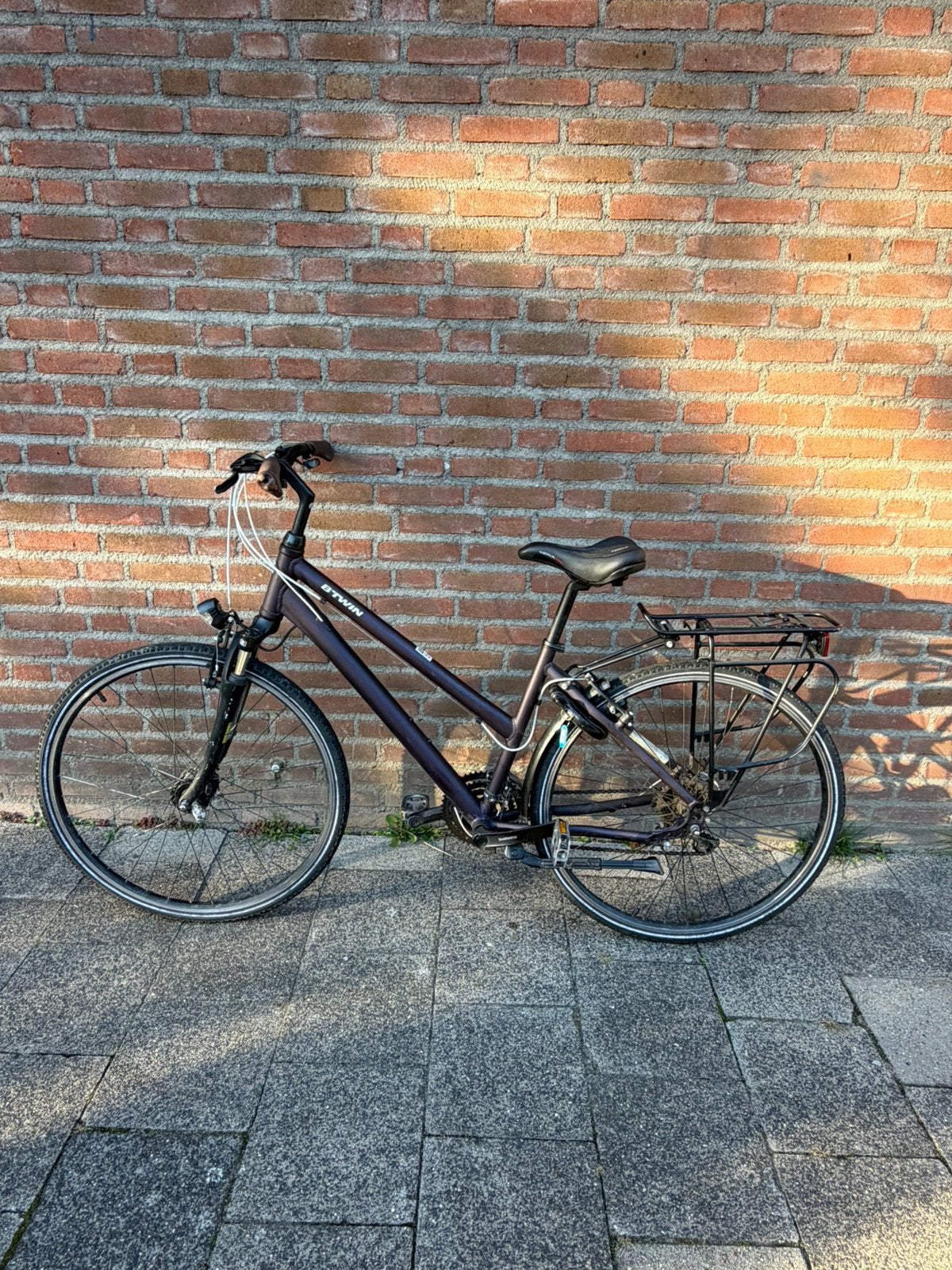 B’Twin damesfiets – opknapper/onderdelen, Ophalen, Zo goed als nieuw, Minder dan 10 versnellingen, Batavus