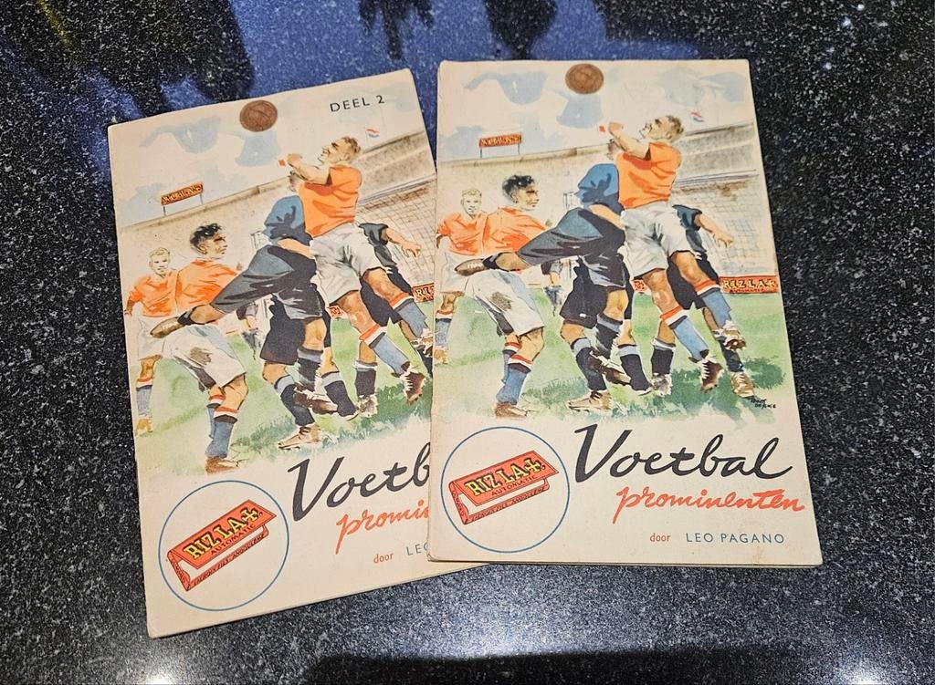 Rizla Voetbal Album Serie 1 & 2 Compleet - Abe Lenstra e.a., Verzamelen, Ophalen of Verzenden, Gebruikt, Overige binnenlandse clubs