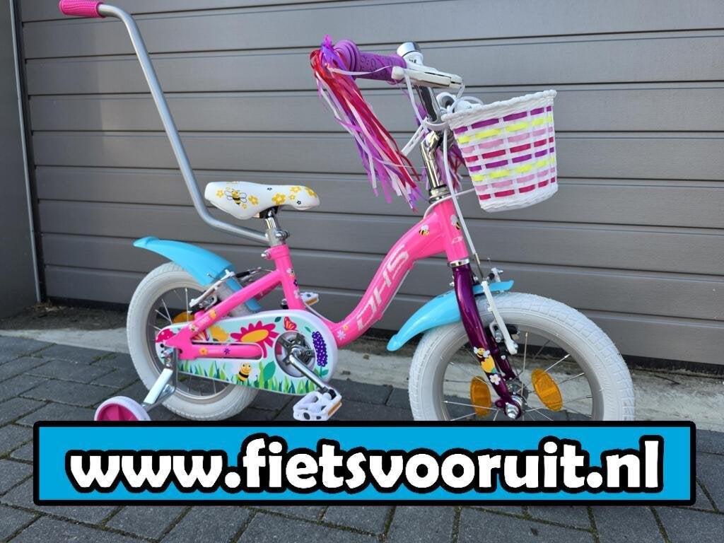 Splinternieuw! Devron Summer 14" Meisjesfiets 14 inch roze, Fietsen en Brommers, Nieuw, 14 inch of minder