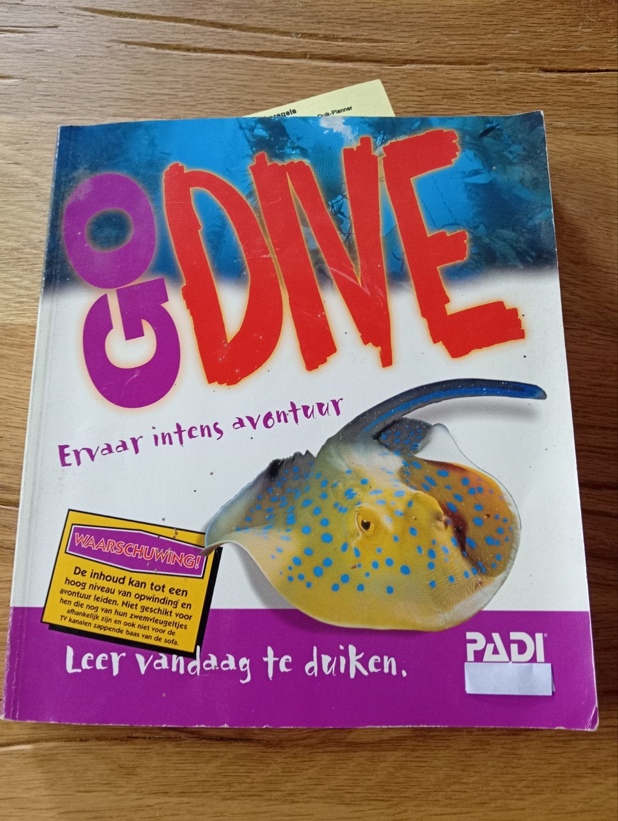 PADI Go Dive: Ervaar intens avontuur - Leer duiken!, Ophalen of Verzenden, Gelezen