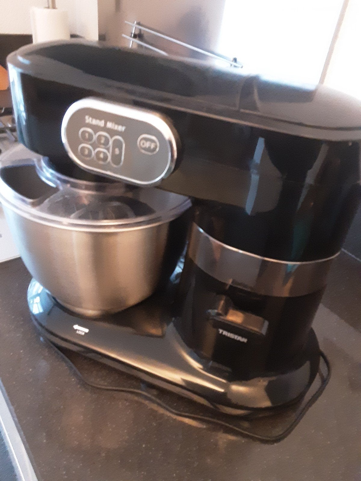 Tristar Standmixer - Zwart model  MX4174, 3 tot 4 liter, Ophalen, Zo goed als nieuw, 3 snelheden of meer