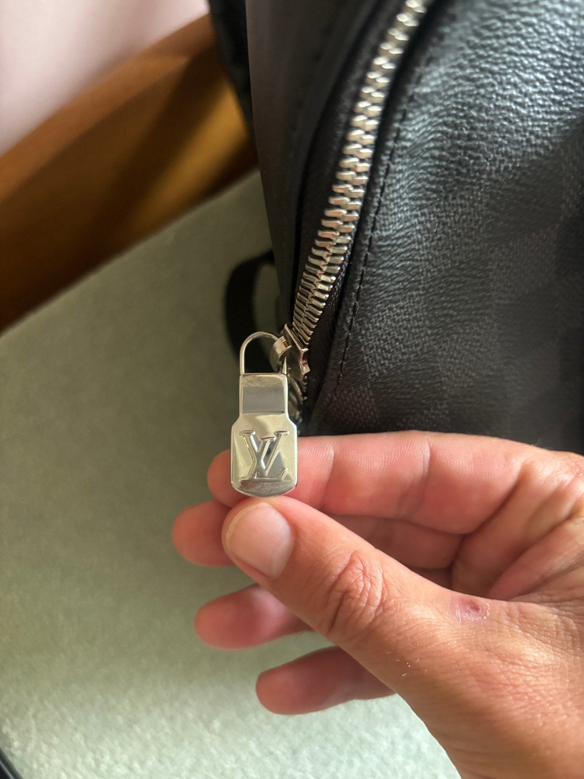 Louis Vuitton Rugzak - Damier Graphite - Inclusief Bankafsch, Sieraden, Tassen en Uiterlijk, Tassen | Rugtassen, 25 tot 40 cm