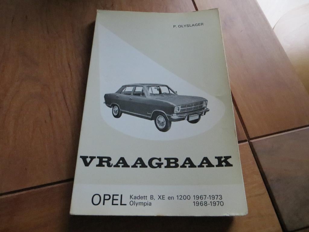 Vraagbaak Opel kadett B, Opel Olympia 1967 - 1973, mooi!, Auto diversen, Handleidingen en Instructieboekjes, Ophalen of Verzenden