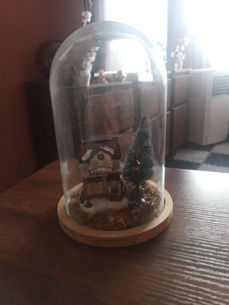 STOLP / DIORAMA, Glas, Ophalen of Verzenden, Zo goed als nieuw, Met deksel