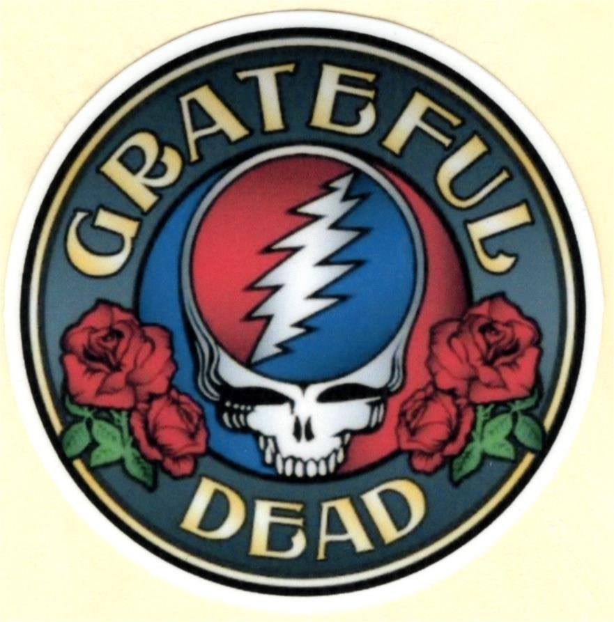 Grateful Dead sticker #1, Verzenden, Nieuw, Foto of Kaart