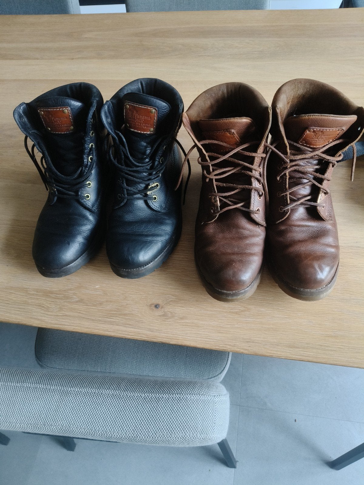 Panama Jack Boots - Bruin & Zwart - Maat 44, Bruin, Boots, Ophalen of Verzenden, Gedragen