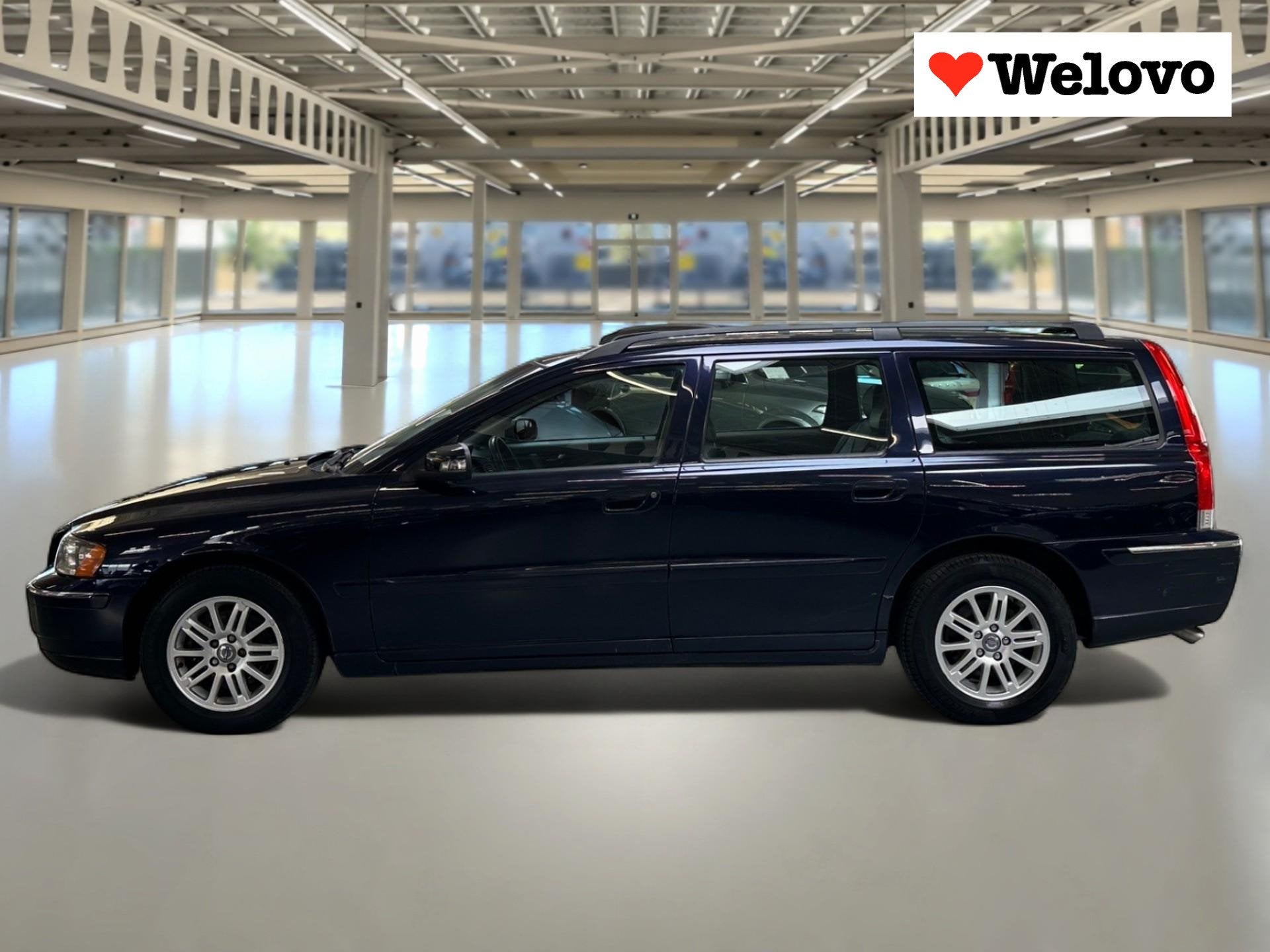 Volvo V70 2.4 Edition Leder interieur automaat.., Auto's, Zwart, Leder en Stof, Zwart, 2435 cc