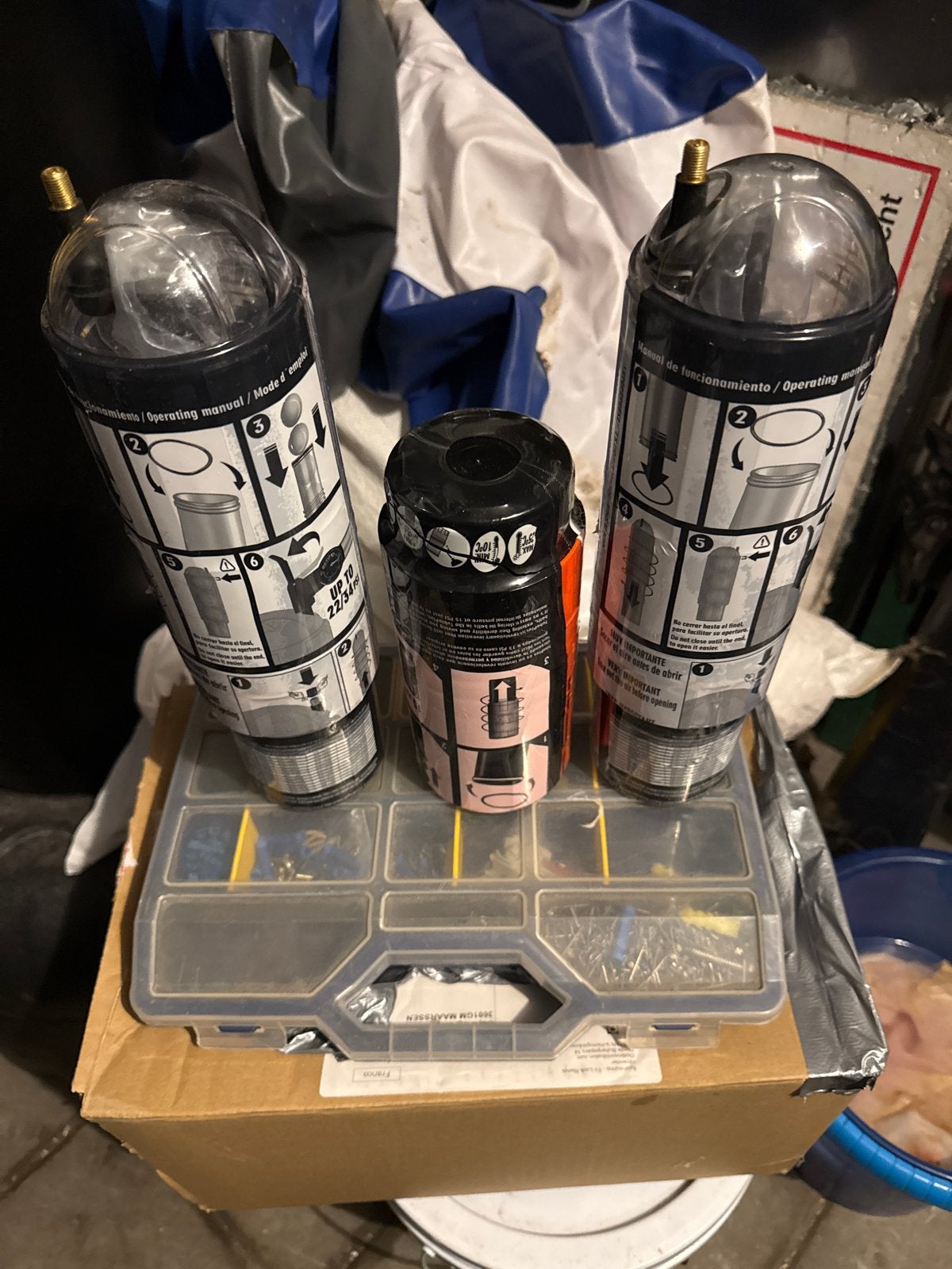 2x Hilti gaspatronen en 1x Hilti gaspatroon (klein), Ophalen, Nieuw, Overige typen, Hilti
