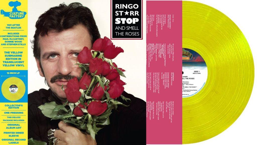 Ringo Starr - Stop & Smell The Roses - Yellow Submarine  LP, Cd's en Dvd's, Vinyl | Rock, Verzenden, Overige formaten, 1980 - 1989