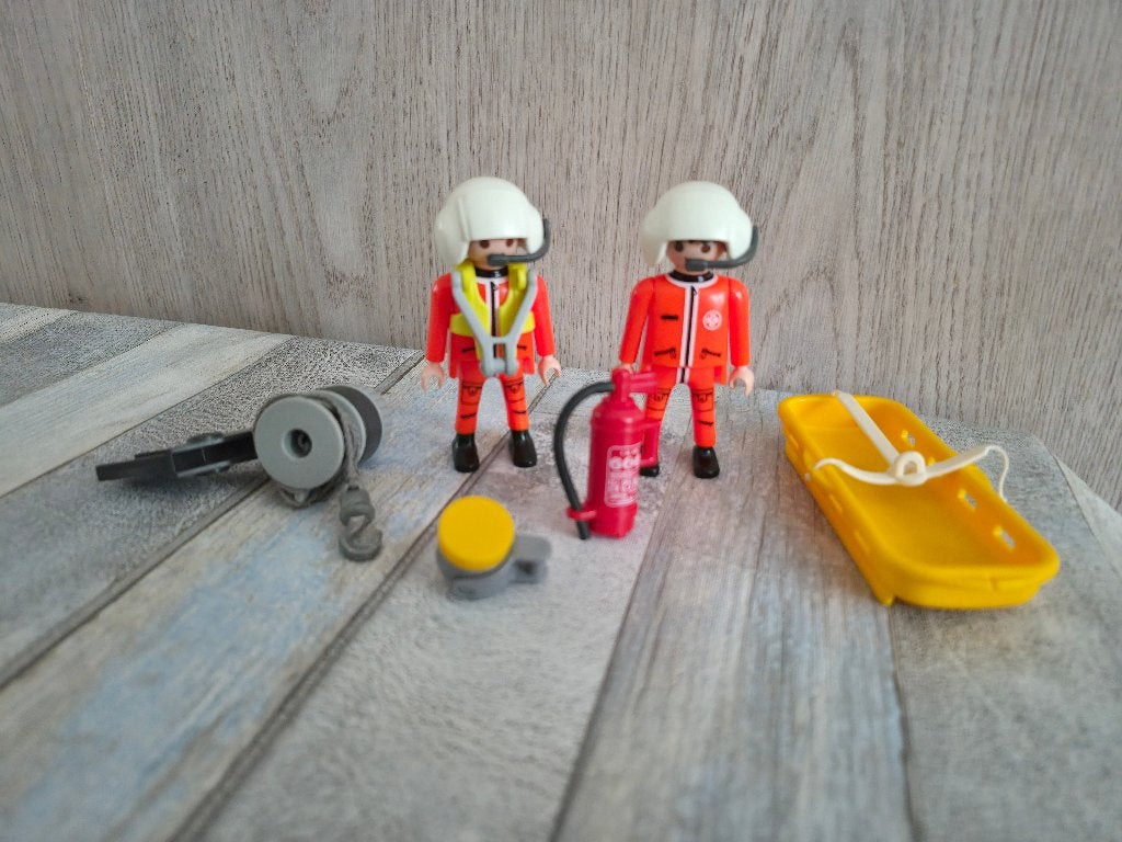 Playmobil Ambulancebroeders Figuren, Verzenden, Zo goed als nieuw, Los playmobil