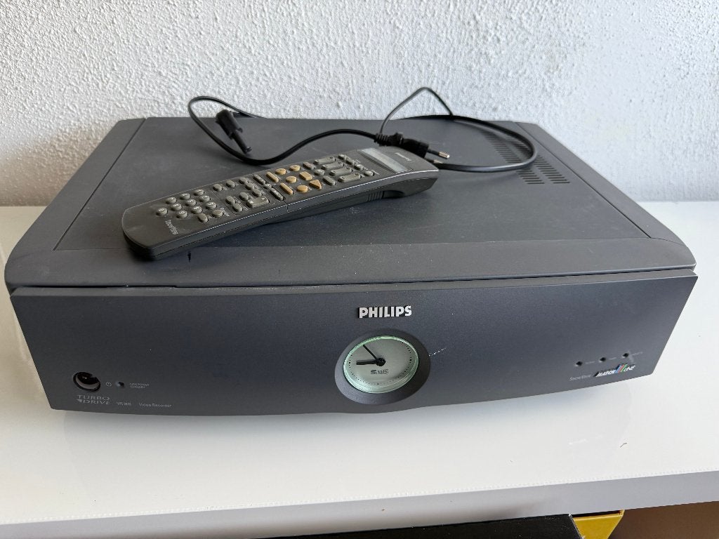 Philips VR969 - The Clock - svhs videorecorder, Ophalen of Verzenden, Gebruikt, VHS-speler of -recorder