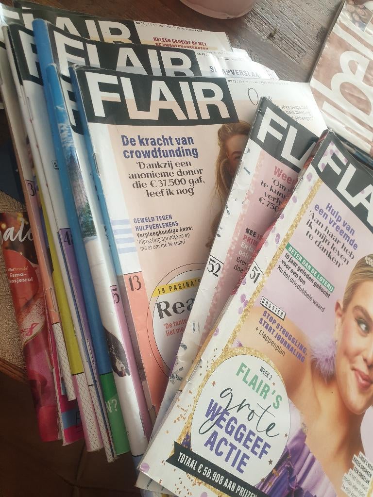 Vriendin, Flair, Mijn Geheim, Happinez, Libelle, Margriet, Ophalen of Verzenden, Gelezen, Damesbladen