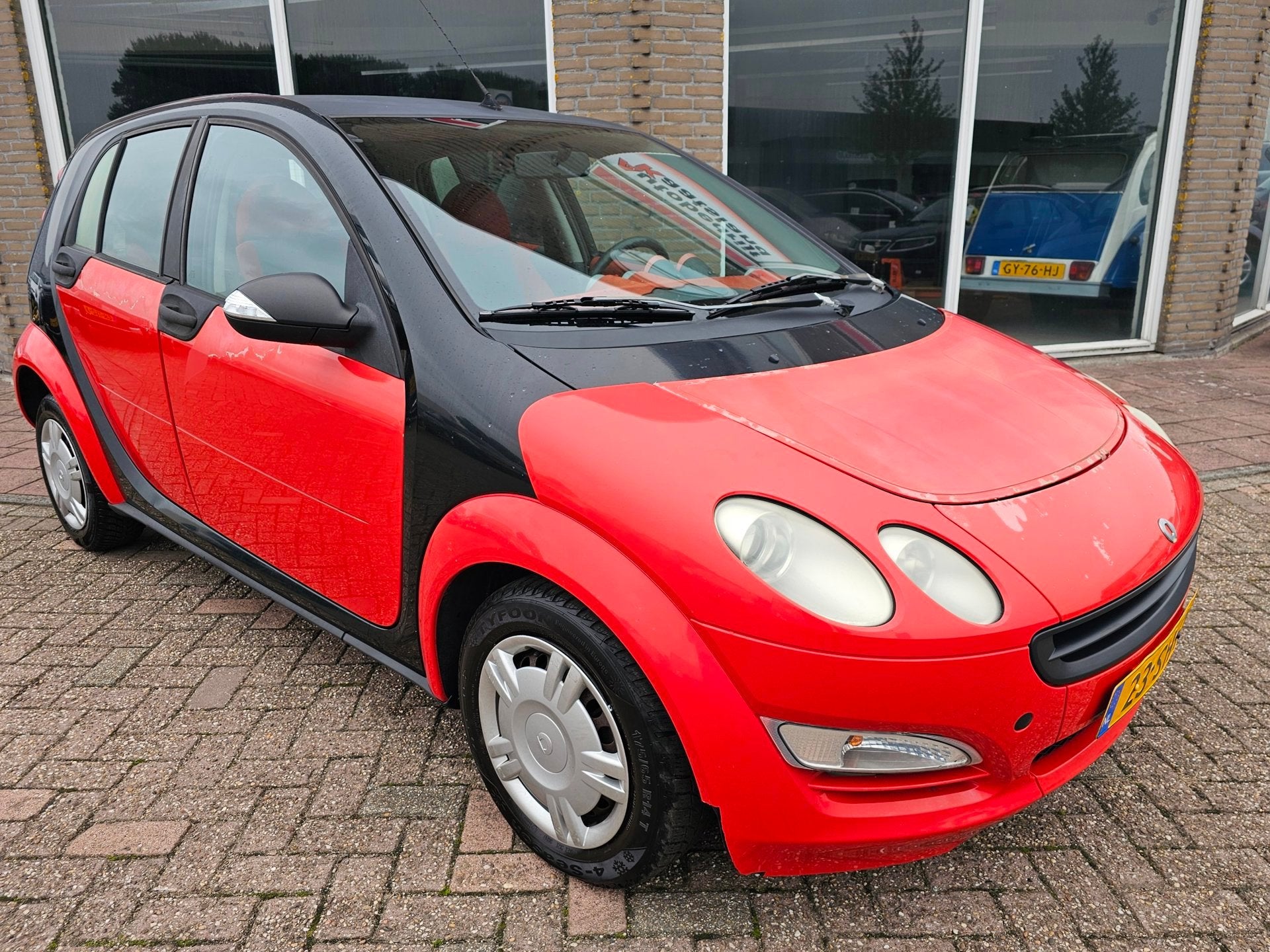 Smart Forfour 1.0 pure - APK 22-09-2027 -, Auto's, Voorwielaandrijving, Stof, ForFour, Zwart