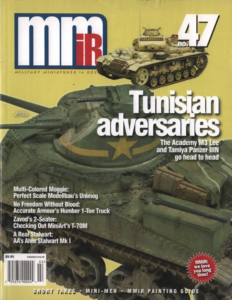 Military Miniatures in Review magazine No 47, Hobby en Vrije tijd, Overige merken, Auto, 1:32 tot 1:50, Nieuw
