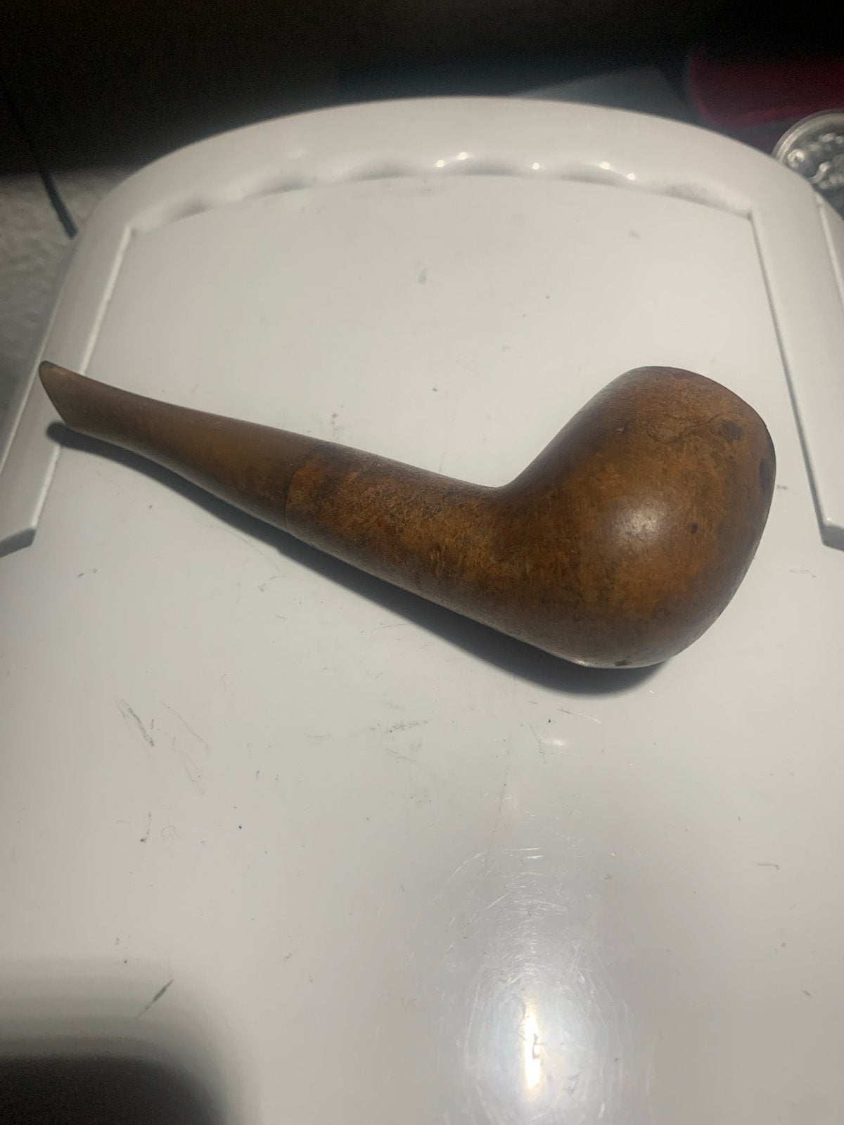 Vintage houten pijp REAL BRIAR, Verzamelen, Ophalen of Verzenden, Gebruikt, (Water)pijp