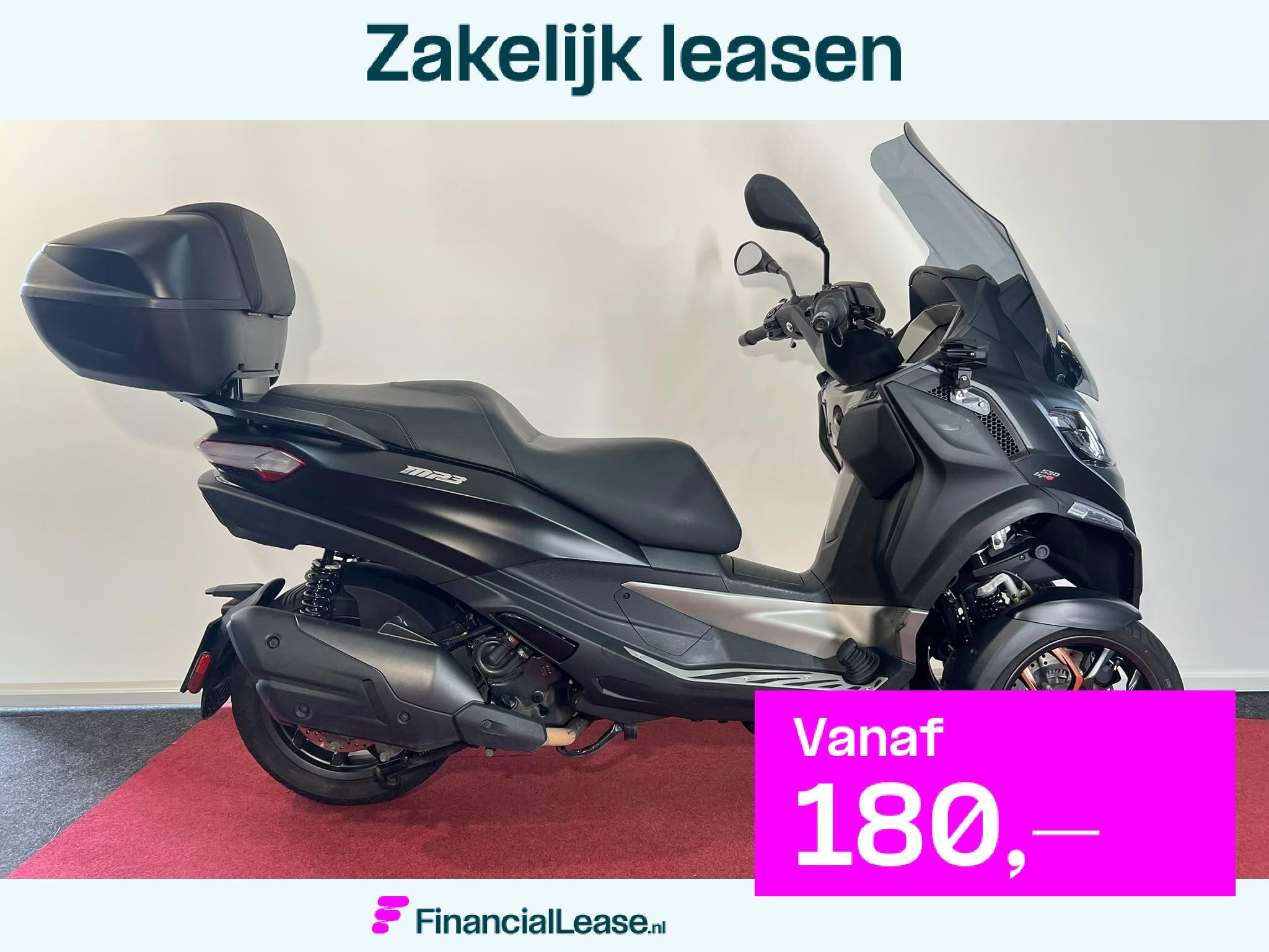 Piaggio 530 MP3 HPE Exclusive ABS, Bedrijf, Handvatverwarming, 12 t/m 35 kW, Scooter
