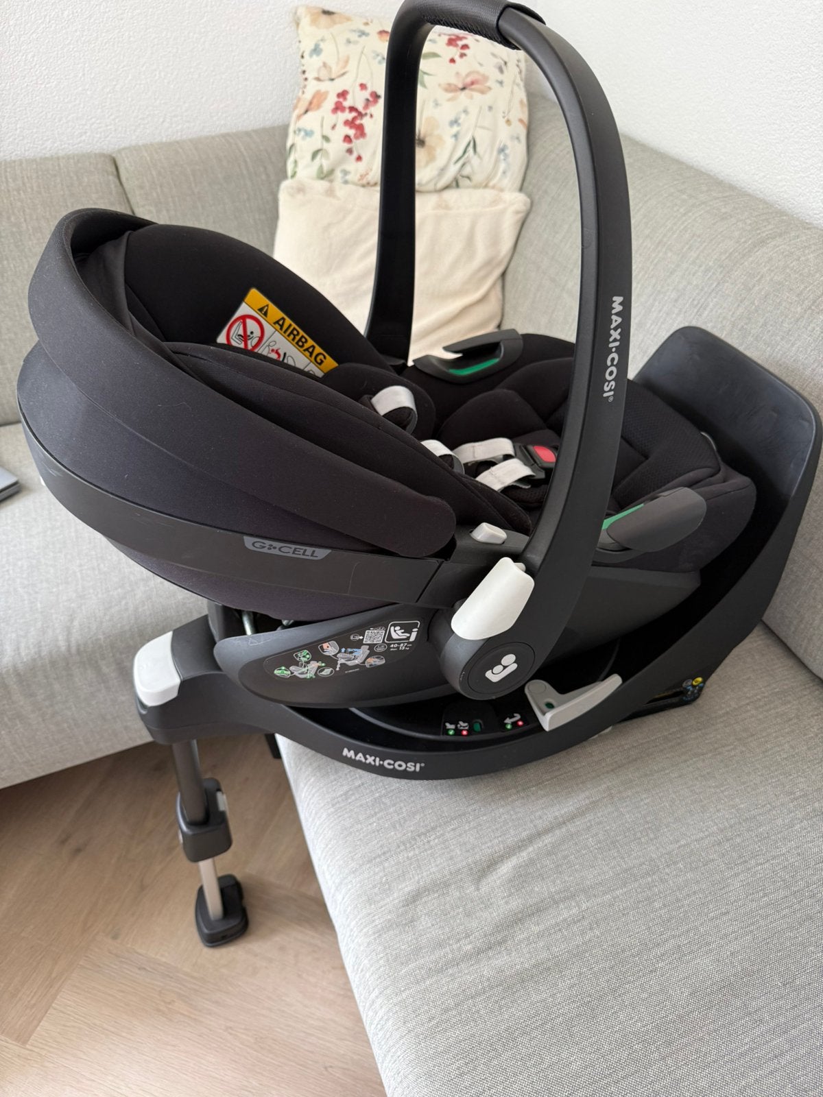 Maxi Cosi Pebble 360 PRO 2 met familyfix 360, Ophalen, Zo goed als nieuw, Isofix, 0 t/m 13 kg