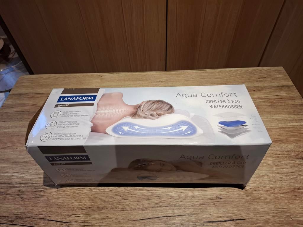 Lanaform Aqua Comfort waterkussen - Heerlijk comfortabel, Ophalen of Verzenden, Nieuw, Wit, Rechthoekig