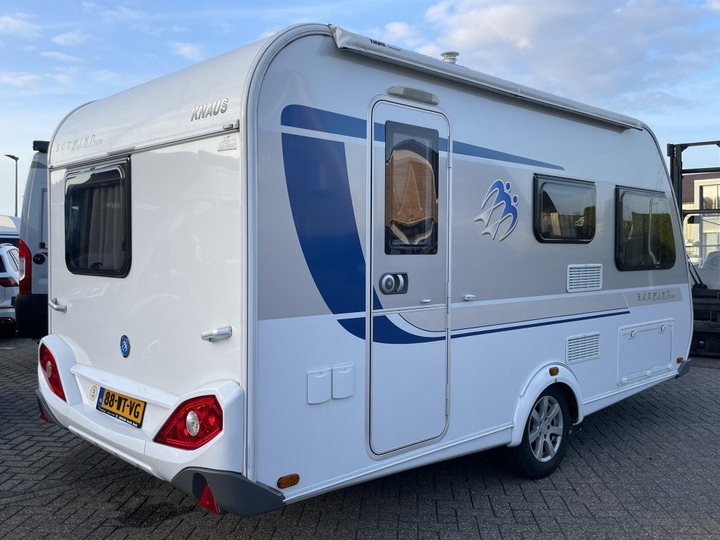 Knaus Sudwind 420 QD AIRCO/LUIFEL/MOVER/TENT, Caravans en Kamperen, Treinzit, Tot en met 3, 4 tot 5 meter, Knaus