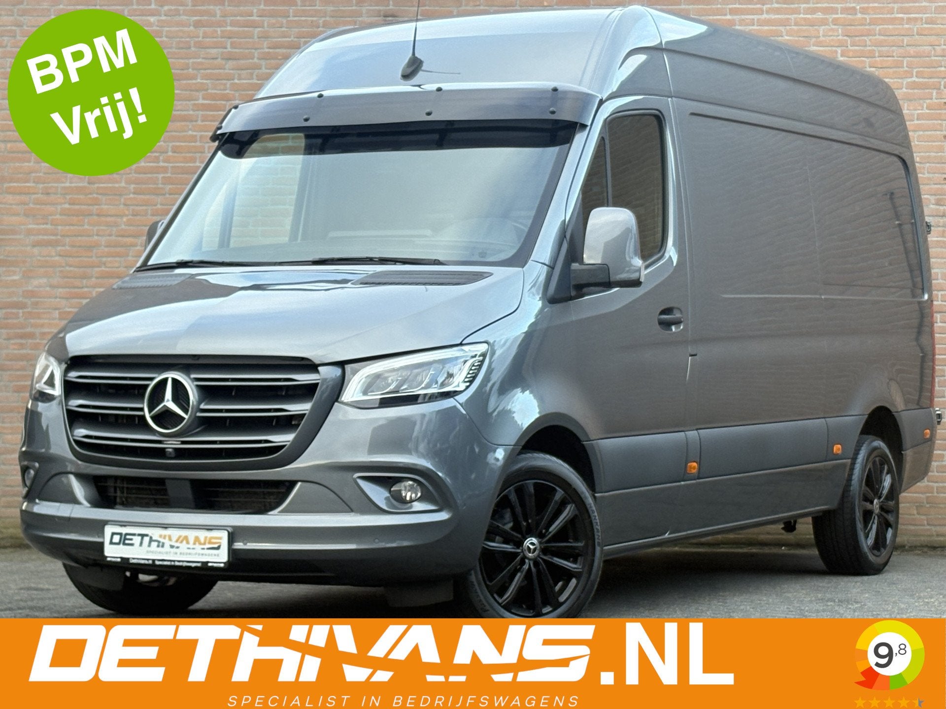 Mercedes-Benz Sprinter 319CDI 190PK 9G-Tronic L2H2 RWD / Dis, Automaat, Gebruikt, Verwarmde buitenspiegels, Mercedes-Benz